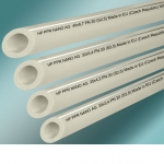 Kausējamās PPR pelēkās plastmasas caurules HP-TREND PN 20  NANO (antibacterial)