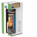 MARELI SYSTEMS ECOSTAR AUTO granulu apkures katli  ar pašattīrošo siltummaini un degli, cirkulācijas sūkni, drošības vārstu, izplešanās trauku un automātiku boilera temperatūras kontroleiMARELI SYSTEMS ECOSTAR AUTO granulu apkures katli  ar pašattīrošo siltummaini un degli, cirkulācijas sūkni, drošības vārstu, izplešanās trauku un automātiku boilera temperatūras kontrolei