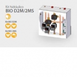 DOMUSA hidrauliskais mezgls BIO D2M/2MS - Diviem silto grīdu & radiatoru lokam (3 sūkņu + 2-vu vārstu vadība + automātika)