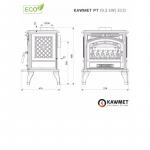 KAWMET malkas krāsniņa ECO P7KAWMET malkas krāsniņa ECO P7KAWMET malkas krāsniņa ECO P7